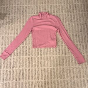 American Eagle Outfitters Pink Long Sleeve Top